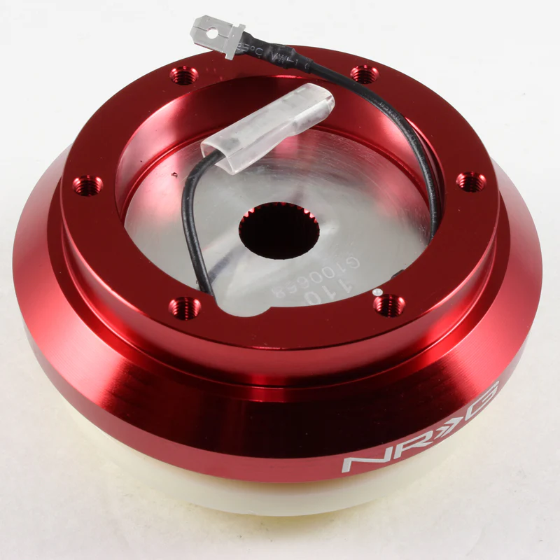 NRG Steering Wheel 6-Bolt Red Short HUB Adapter For Civic / Integra / Prelude -SRK-110H-RD - Image 6