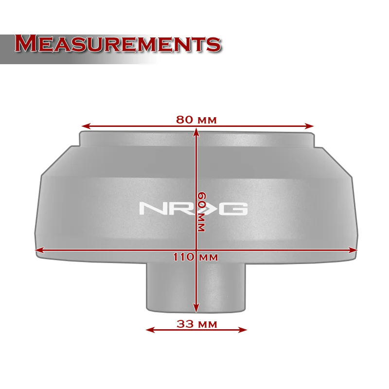 NRG Steering Wheel 6-Bolt Short HUB Adapter For Audi / Porsche / Volkswagen -SRK-183H - Image 3
