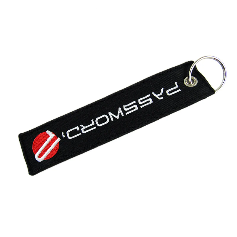 Password JDM Red Combo Hood Vent Spacer Risers with Keychain For 90-01 Integra 88-15 Civic - Image 2