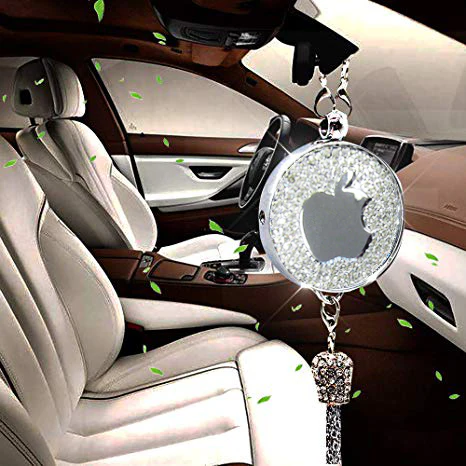 Pendant Diffuser For APPLE Car Diamond Perfume Air Freshener Perfume - Lemon - Image 16