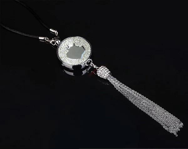 Pendant Diffuser For APPLE Car Diamond Perfume Air Freshener Perfume - Lemon - Image 5