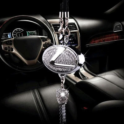 Pendant Diffuser For LEXUS Car Diamond Perfume Air Freshener Perfume - OCEAN - Image 2