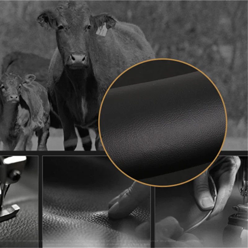 Quality Leather For MAZDA Black 15" Diameter Car Auto Steering Wheel Cover X1 - Image 4