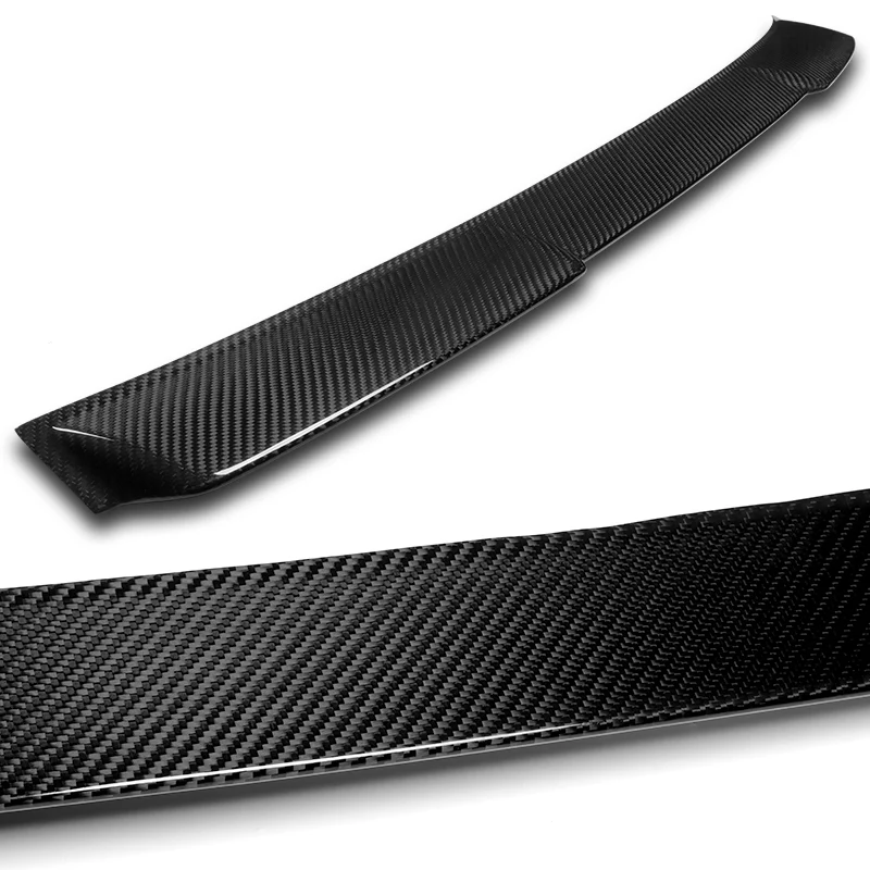 Rear Window Roof Visor Wing Spoiler For 2022-2023 Honda Civic 11th 4-DR / Sedan -Real Carbon Fiber - Image 2