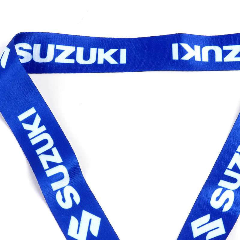 SUZUKI Racing Blue/Black Set of Biker Keychain Lanyard Motorcycle Strap Tag with GSX1300R YOSHIMURA Key chain - Image 9