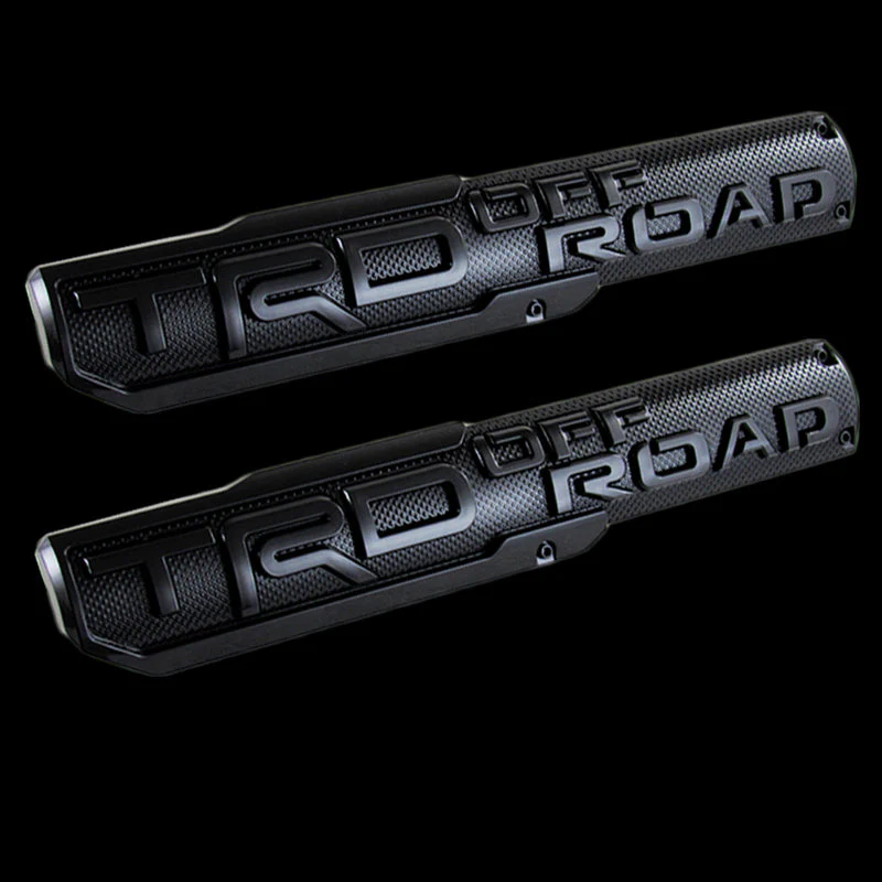 TRD OFF ROAD Toyota Tacoma OEM 3D ABS Molded Nameplate Emblem Badge with Keychain - Image 8