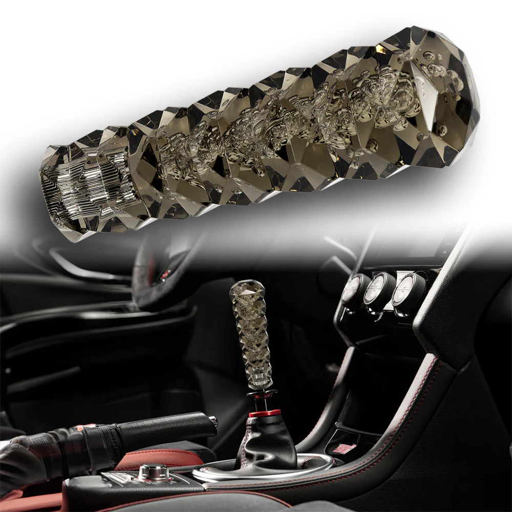 Universal 3D Diamond Crystal VIP Manual Bubble Shifter Shift Knob Head - 15CM - Image 7