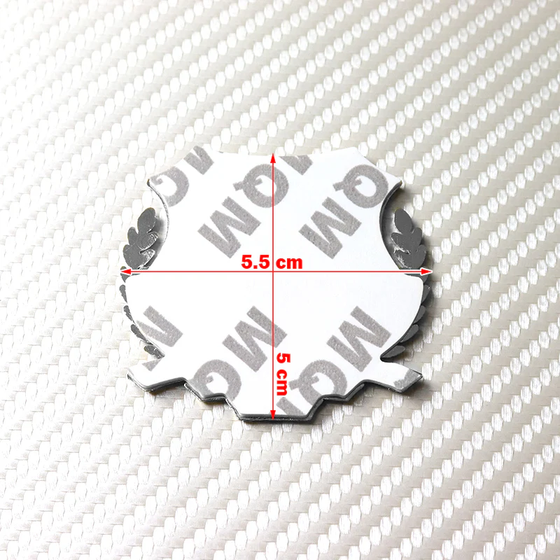 Lexus Silver 3D Metal Emblem Sticker x2 - Image 5