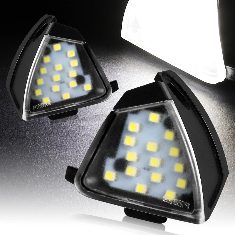 Volkswagen Rabbit / Eos / Passat White LED Side Mirror Puddle Lights