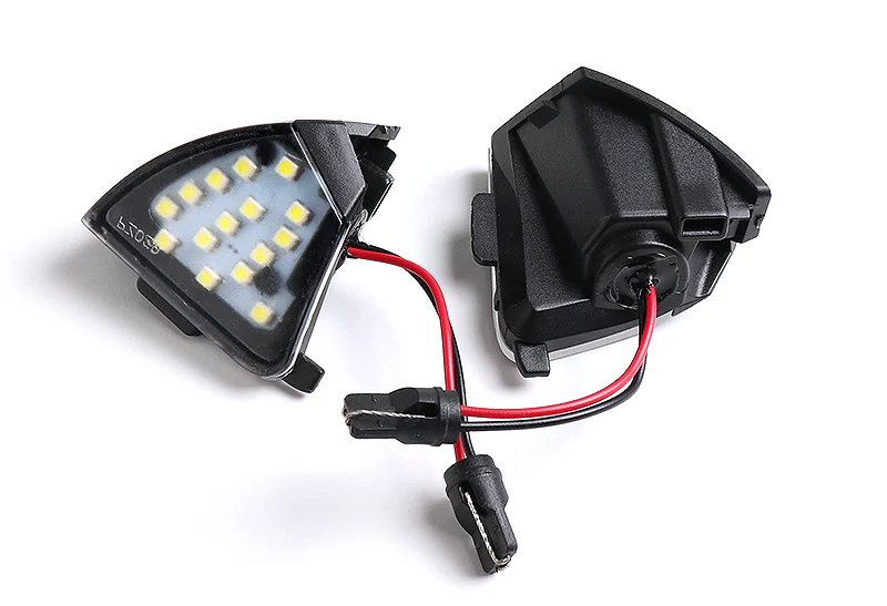 Volkswagen Rabbit / Eos / Passat White LED Side Mirror Puddle Lights - Image 3