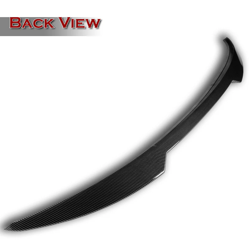 W-Power ABS V-Style Rear Trunk Lip Duckbill Spoiler Wing For 2015-2020 Acura TLX -Carbon Fiber Look - Image 4