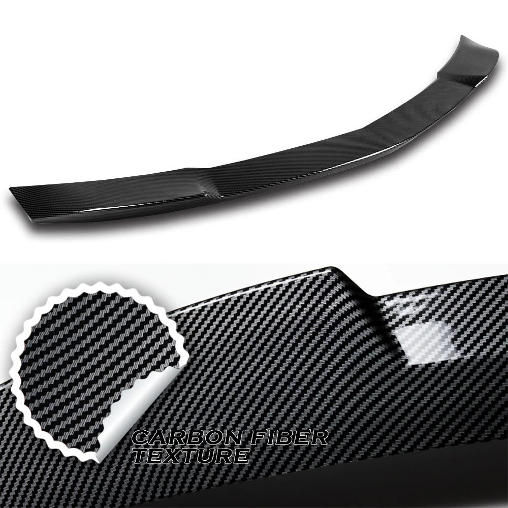 W-Power ABS V-Style Rear Trunk Lip Duckbill Spoiler Wing For 2023 - 2026 Acura Integra -Carbon Fiber Look - Image 2