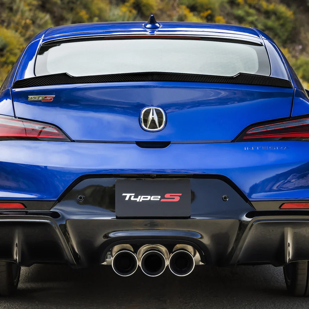 W-Power ABS V-Style Rear Trunk Lip Duckbill Spoiler Wing For 2023 - 2026 Acura Integra -Carbon Fiber Look - Image 5