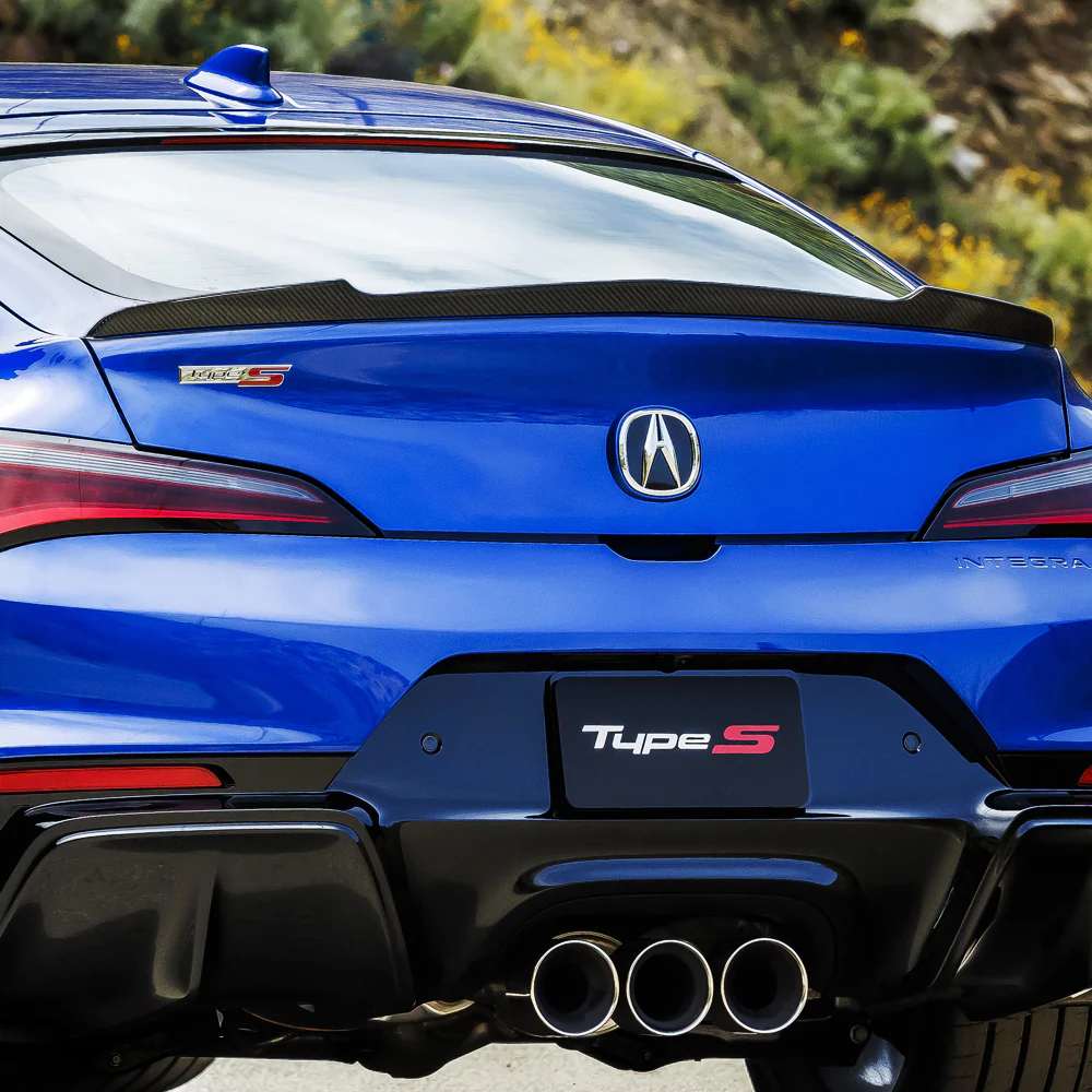 W-Power ABS V-Style Rear Trunk Lip Duckbill Spoiler Wing For 2023 - 2026 Acura Integra -Carbon Fiber Look - Image 8