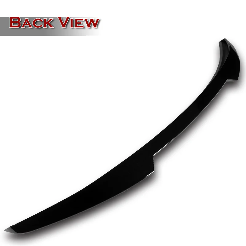 W-Power ABS V-Style Rear Trunk Lip Spoiler Wing For 2018-2022 Honda Accord Sedan 4DR -Pearl Black - Image 2