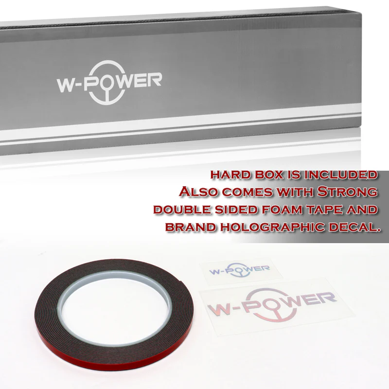 W-Power ABS VIP-Style Rear Widow Roof Visor Wing Spoiler For 2007 - 2015 Infiniti G25 / G35 / G37 / Q40 Sedan -Pearl Black - Image 3