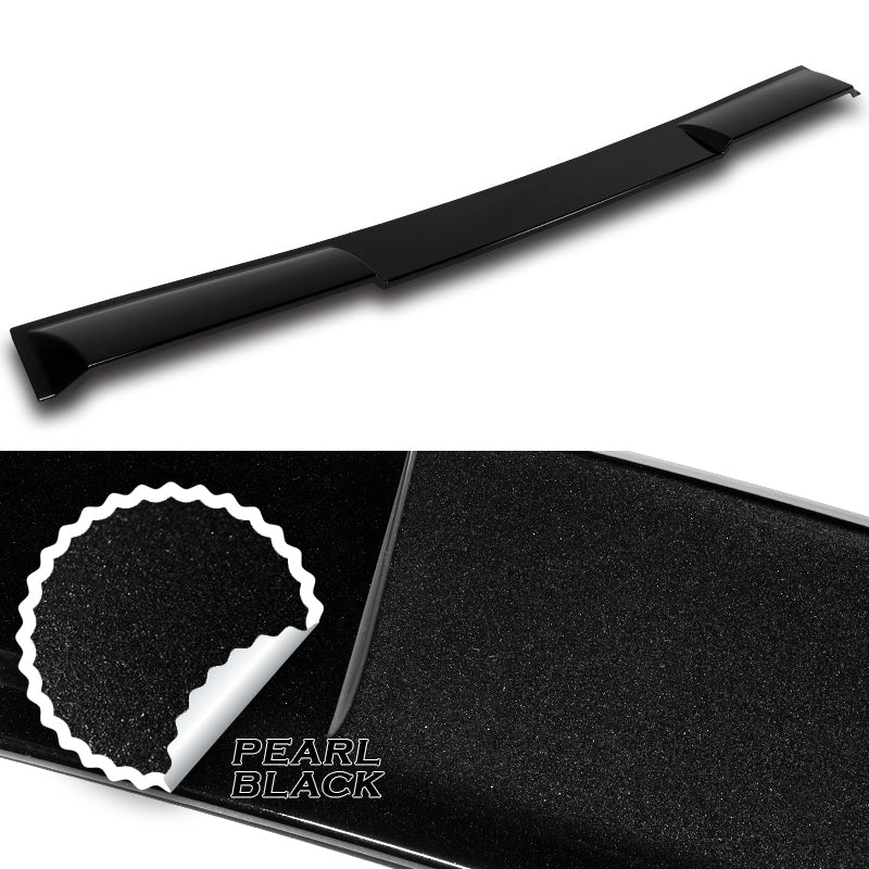 W-Power ABS VIP-Style Rear Widow Roof Visor Wing Spoiler For 2008 - 2013 Infiniti G37 Coupe -Pearl Black - Image 2