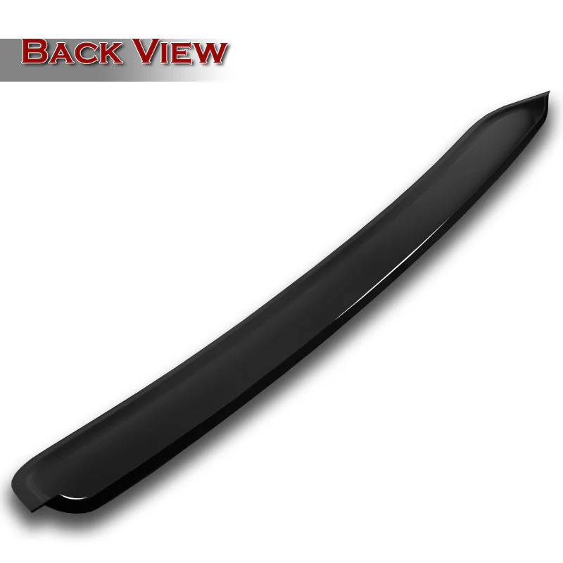 W-Power ABS VIP-Style Rear Widow Roof Visor Wing Spoiler For 2008 - 2023 Dodge Challenger -Pearl Black - Image 4