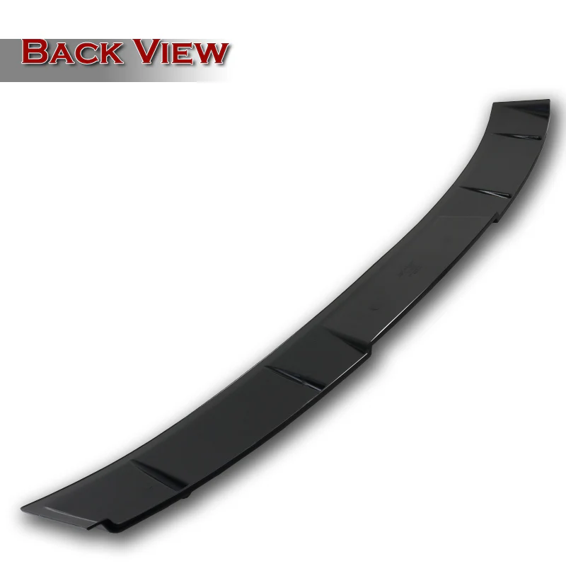 W-Power ABS VIP-Style Rear Widow Roof Visor Wing Spoiler For 2018-2022 Honda Accord Sedan -Pearl Black - Image 4