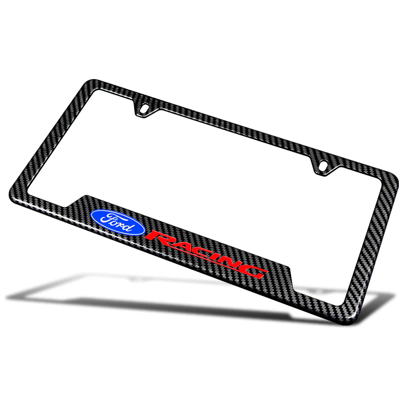 X1 For FORD Carbon Fiber Look License Plate Frame ABS New - Image 6