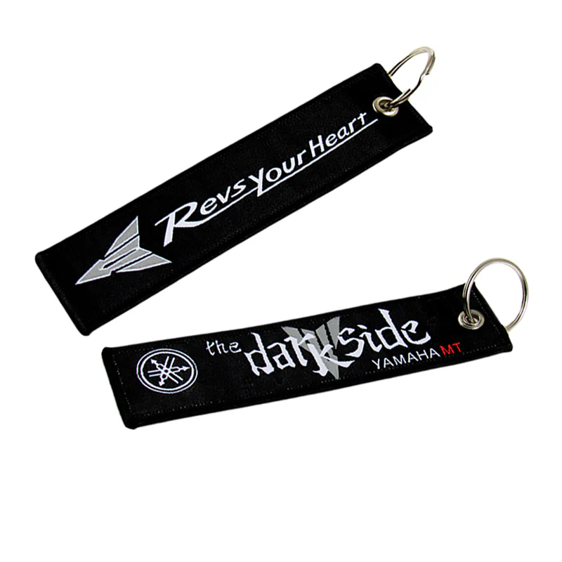 X2 YAMAHA MT THE DARK SIDE DOUBLE SIDE Racing Cell Holders Keychain Universal