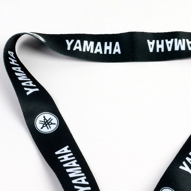 YAMAHA Racing Black Biker Keychain Lanyard Motorcycle Key chain Strap Tag - Image 4
